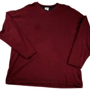 Men's Columbia Long Sleeve Burgundy Shirt Size XL Spot On‎ Front
